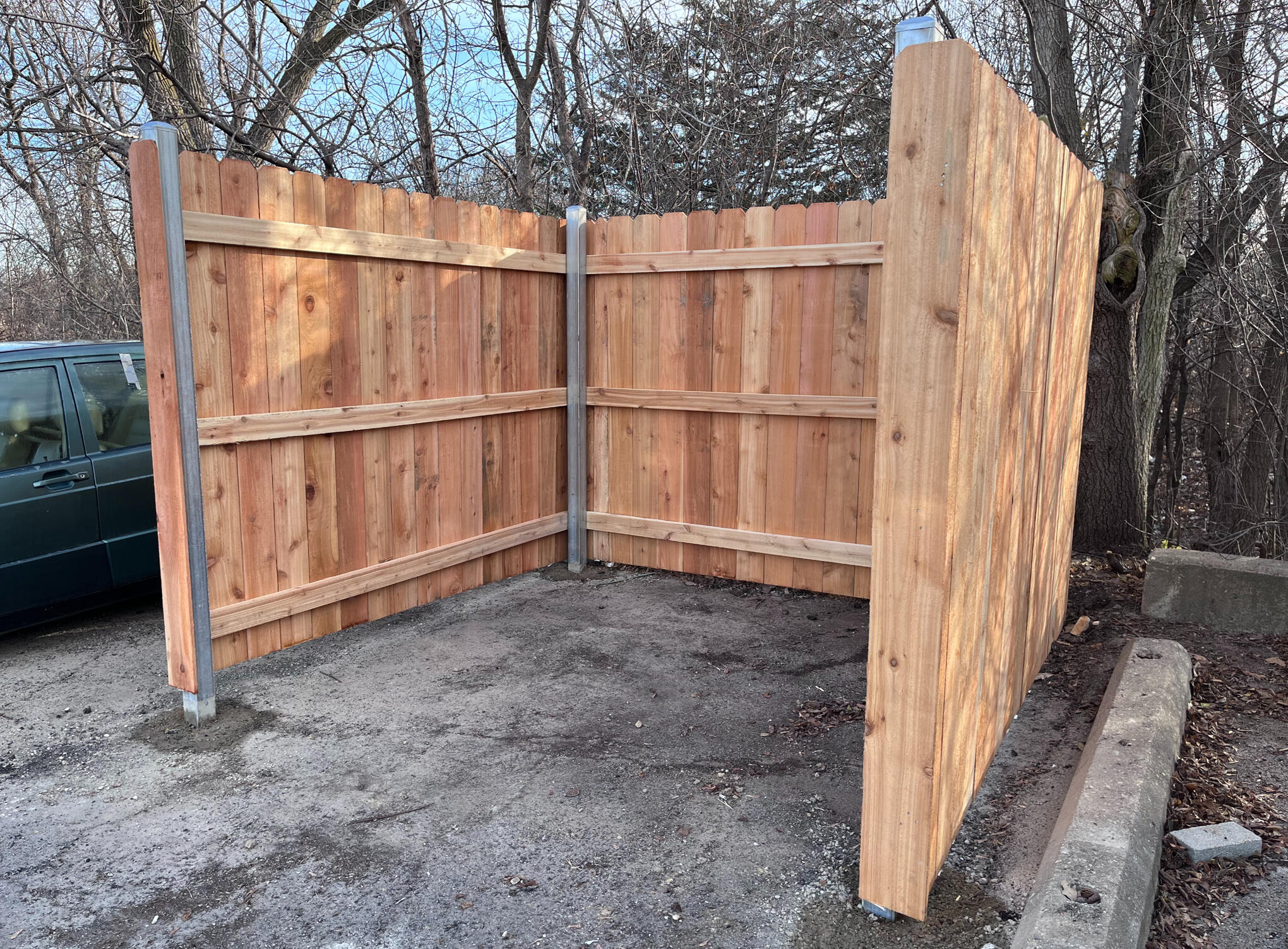 Dumpster Enclosure Fence Company Illinois